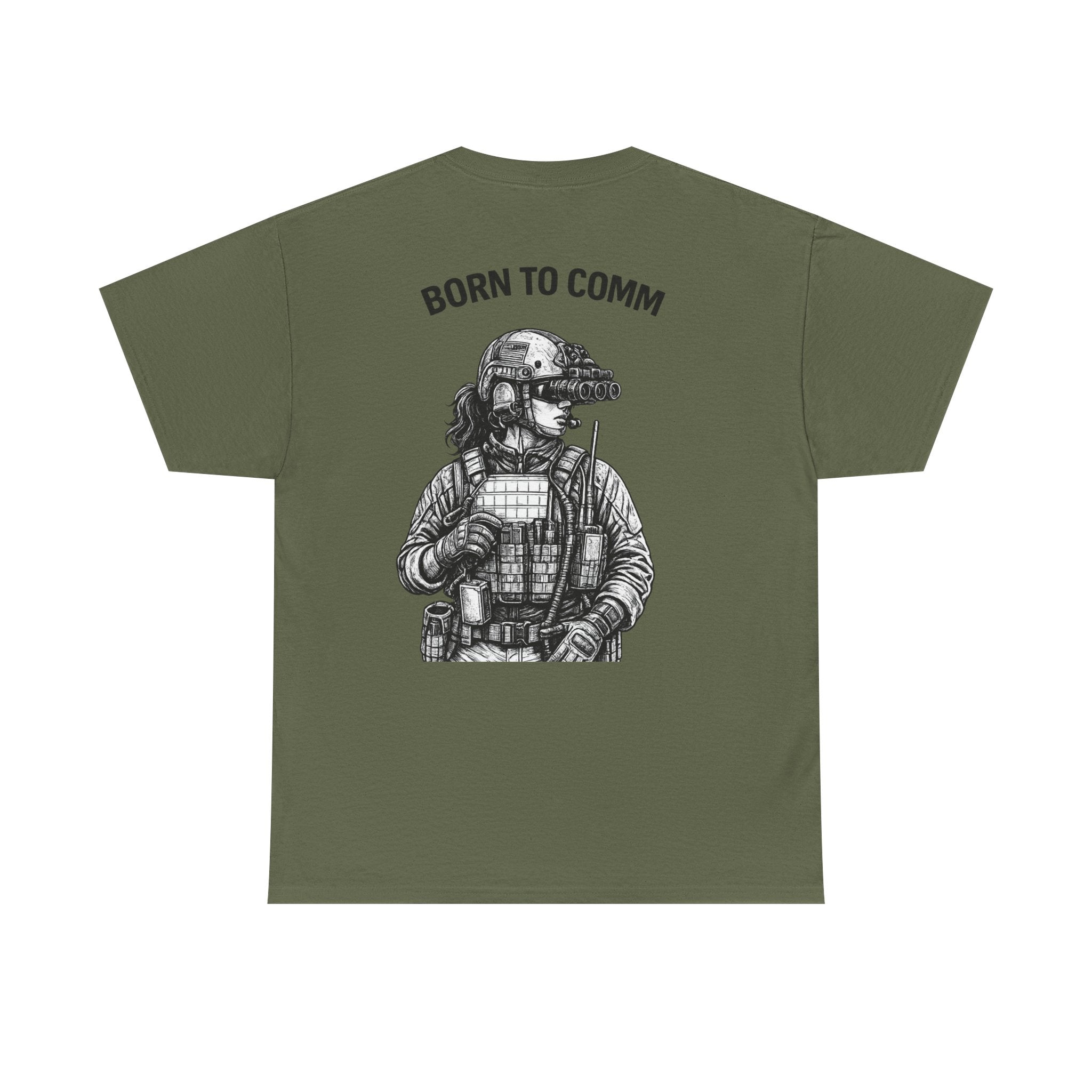Born to Comm Tactical Soldier Tee | Military Communications Shirt