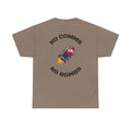 T-Shirt — "No Comms No Bombs" Rocket Graphic Tee
