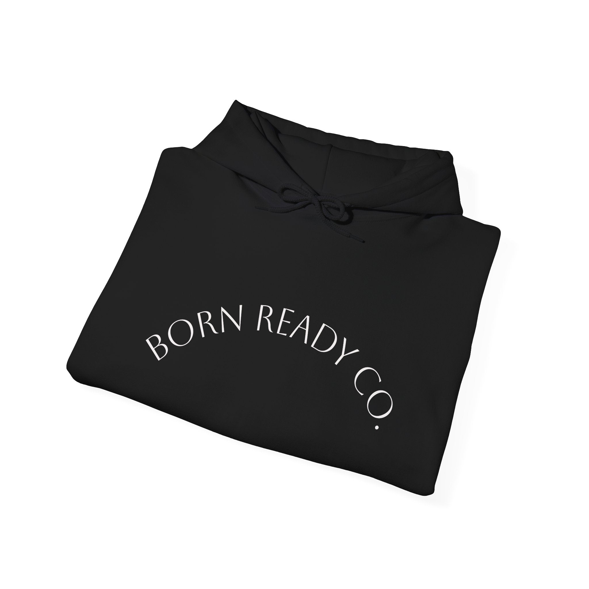 Born Ready Co. Skeleton Operator — Minimal Graphic White Pullover
