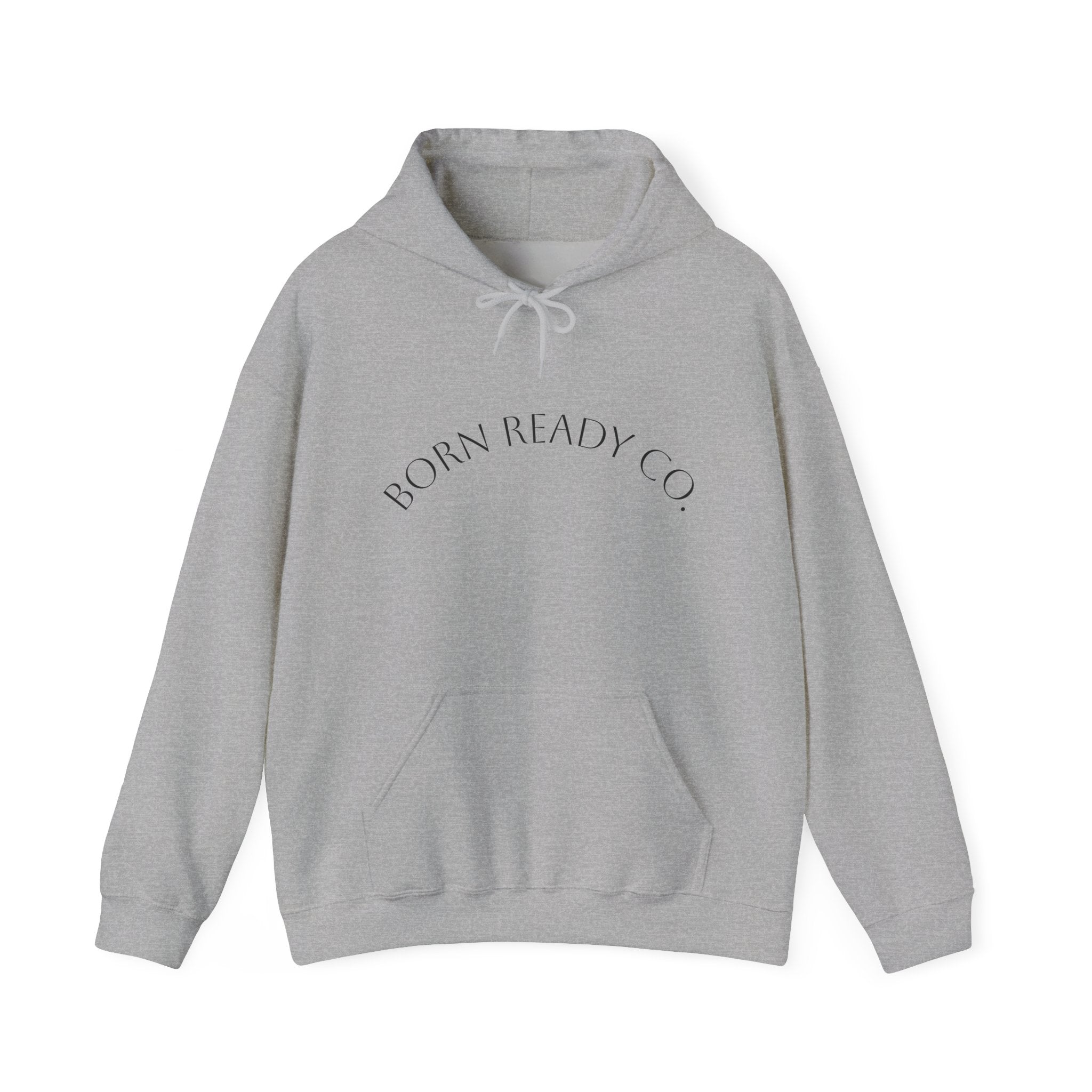 Born Ready Co. Skeleton Operator — Minimal Graphic White Pullover