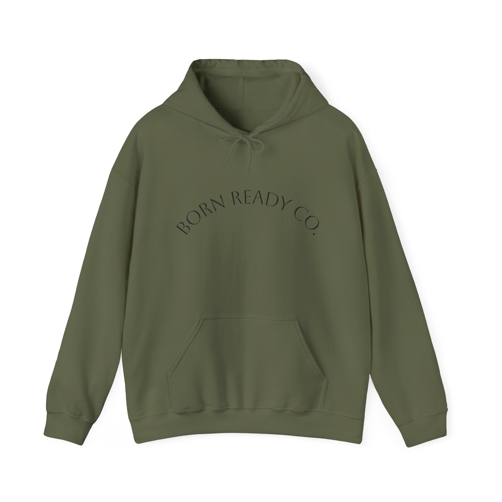 Born Ready Co. Skeleton Operator — Minimal Graphic White Pullover