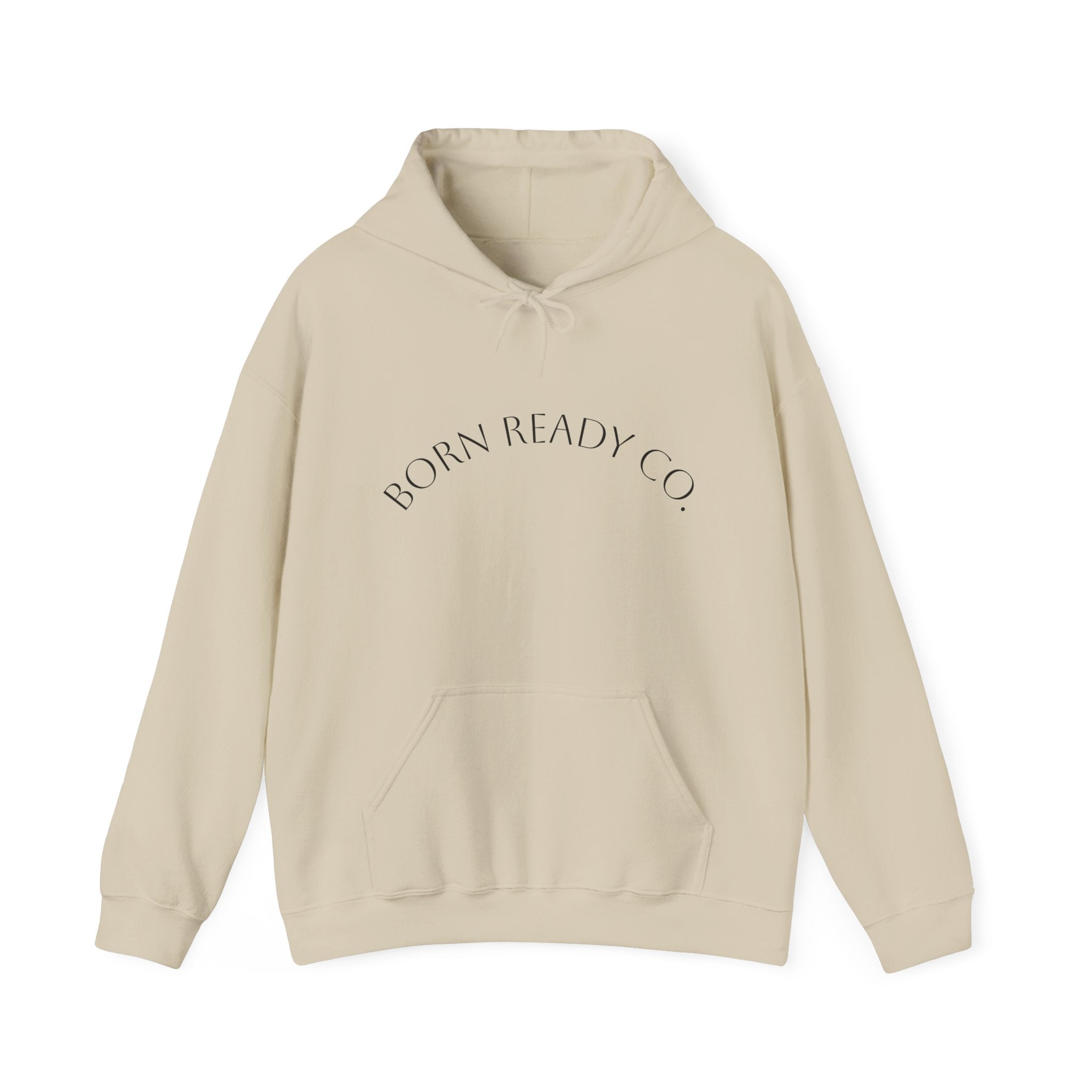 Born Ready Co. Skeleton Operator — Minimal Graphic White Pullover